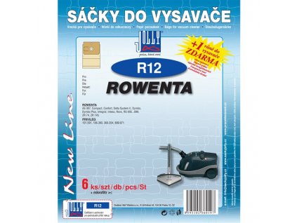 Sáčky do vysavače Jolly R 12 (6+1ks) do vysav. ROWENTA