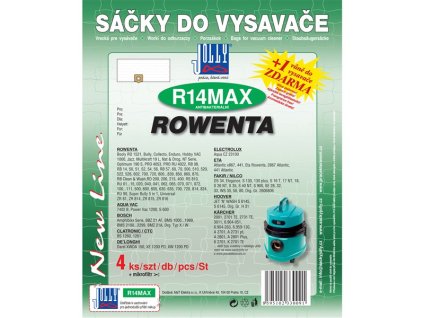 Sáčky do vysavače Jolly MAX R 14 (4+1ks) do vysav. ROWENTA