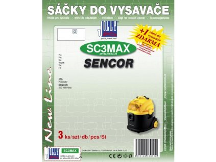 Sáčky do vysavače Jolly MAX SC 3 (3ks) do vysav.