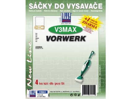 Sáčky do vysavače Jolly MAX V 3 (4ks) do vysav. Vorwerk VK 135