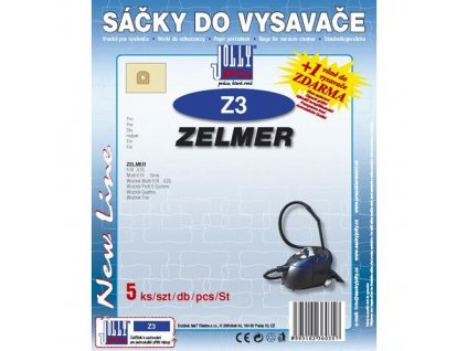 Sáčky do vysavače Jolly Z 3 (5ks) do vysav. ZELMER