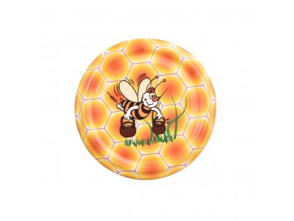 Zavařovací víčko Bio 66 10 ks včela a med