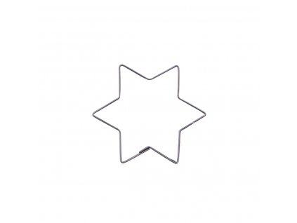 Nerezové vykrajovátko Hvězda 4 x 4,6 cm
