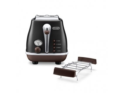 Topinkovač De'Longhi Icona Vintage CTOV2103.BK dvouštěrbinový