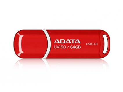 Flash USB ADATA UV150 64GB USB 3.2 - červený