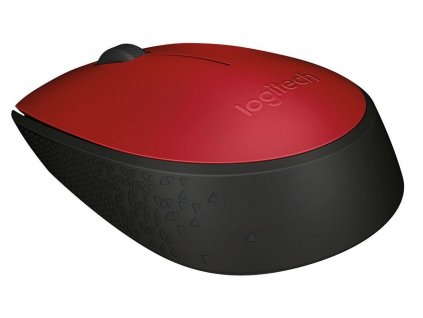 Myš Logitech Wireless M171 optická/3 tlačítka/1000DPI - černá/červená