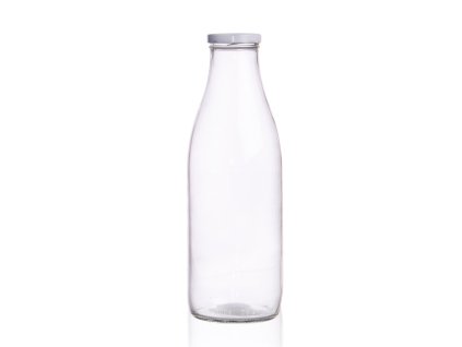 Láhev na mléko s víčkem 1 l
