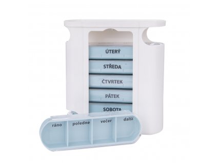 Plastový box na léky vertikál 11,5 x 4 x 13 cm