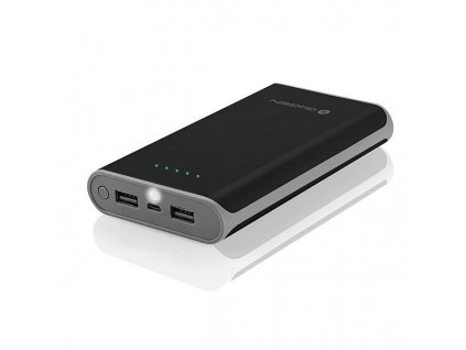 Powerbank GoGEN 12000mAh - černá/šedá