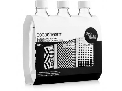 Láhev SodaStream 1l TriPack Fuse Black&White