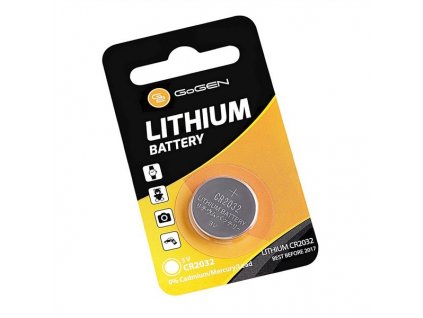 Baterie lithiová GoGEN CR2032, blistr 1ks