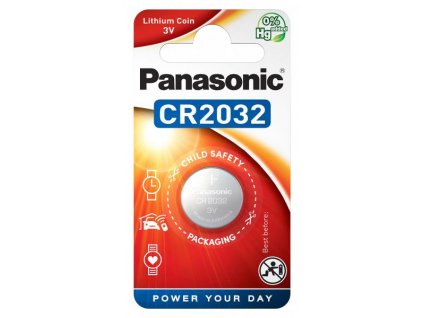 Baterie lithiová Panasonic CR2032, blistr 1ks