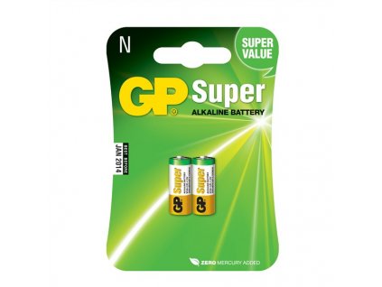 Baterie alkalická GP Super LR1, 910A, blistr 2ks