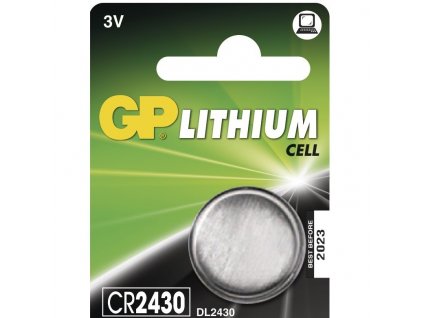 Baterie lithiová GP CR2430, blistr 5ks