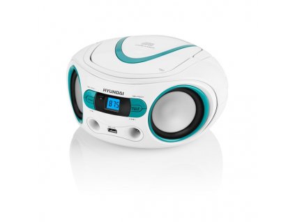 Radiopřijímač Hyundai TRC 533 AU3WBL s CD/MP3/USB, bílá/modrá
