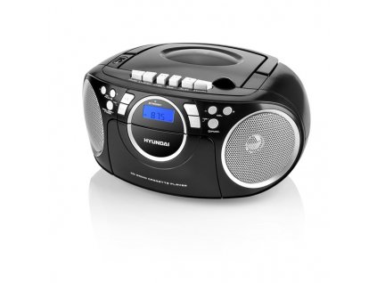 Radiomagnetofon s CD Hyundai TRC 788 AU3BS, černá/stříbrná
