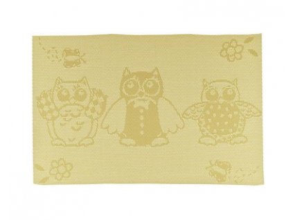 BANQUET Prostírání OWLS Yellow 45 x 30 cm