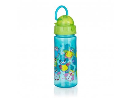 BANQUET Láhev plastová OWLS Green 500 ml