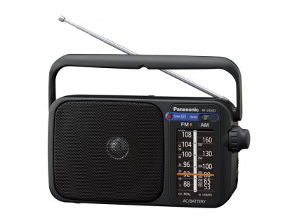 Radiopřijímač Panasonic RF-2400DEG-K, černý