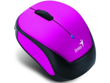 Myš Genius Micro Traveler 9000R V3 / optická / 3 tlačítka / 1200dpi - černá/fialová