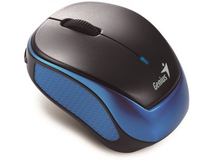 Myš Genius Micro Traveler 9000R V3 / optická / 3 tlačítka / 1200dpi - černá/modrá