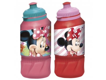 Láhev plastová sportovní EASY MINNIE BLOOM 420 ml