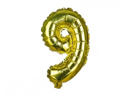 Nafukovací balónek číslo 9 Banquet MY PARTY 30 cm