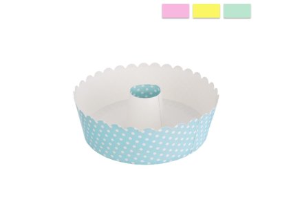 Papírová forma bábovka 20 cm, 3 ks
