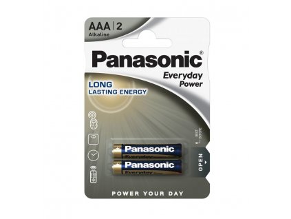 Baterie alkalická Panasonic Everyday Power AAA, LR03, blistr 2ks