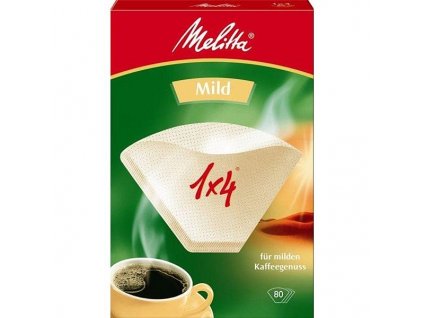 Filtry do kávovaru Melitta 1 x 4, 80 ks Gourmet Mild