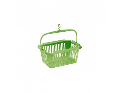 BRILANZ Košíček na kolíčky 25 x 19 x 12 cm, zelený