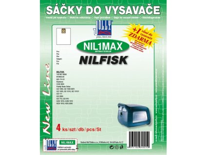 Sáčky do vysavače Jolly NIL 1 MAX sáčky Nilfisk (4 ks)
