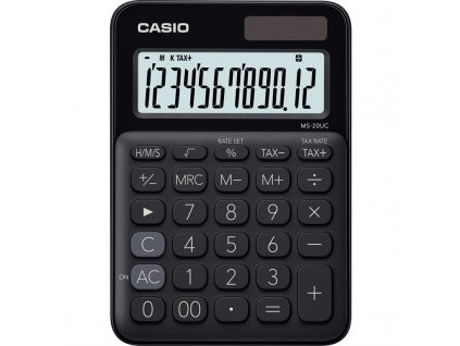 Kalkulačka Casio MS 20 UC BK - černá