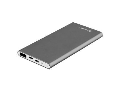 Powerbank GoGEN 5000 mAh, Lightning - šedá