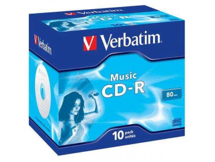 Disk Verbatim CD-R 700MB/80 min. AUDIO LIVE IT!, 10ks
