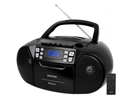 Radiomagnetofon s CD Sencor SPT 3907 B, černý