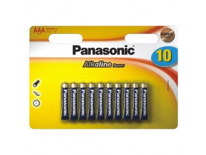 Baterie alkalická Panasonic ALKALINE POWER AAA, LR03, blistr 10ks