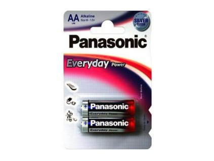 Baterie alkalická Panasonic Everyday Power AA, LR06, blistr 2ks