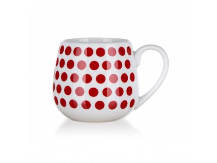 BANQUET Hrnek keramický baňák DOTS, 340 ml