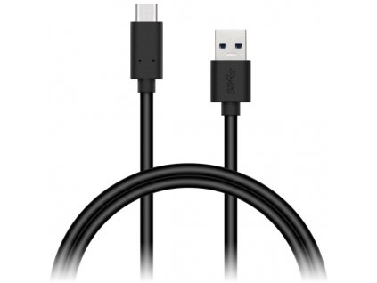 Kabel Connect IT USB/USB-C, 0,5 m - černý