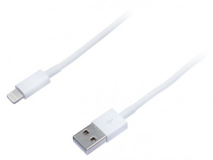 Kabel Connect IT Wirez USB/Lightning, 2m - bílý