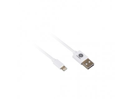 Kabel GoGEN USB/Lightning, 0,9m - bílý