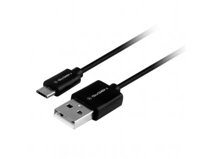 Kabel GoGEN USB / micro USB, 0,5m - černý