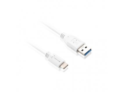 Kabel GoGEN USB/USB-C, 1m - bílý