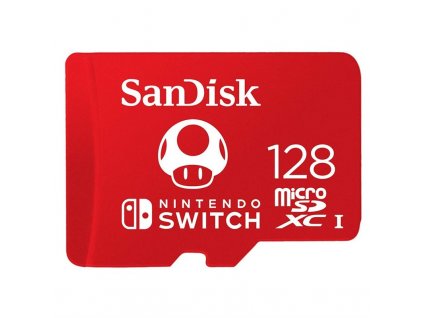 Paměťová karta Sandisk Micro SDXC 128GB UHS-I U3 (V30) pro Nintendo Switch (100R/90W)