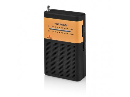 Radiopřijímač Hyundai PPR 310 BO, černý/oranžový