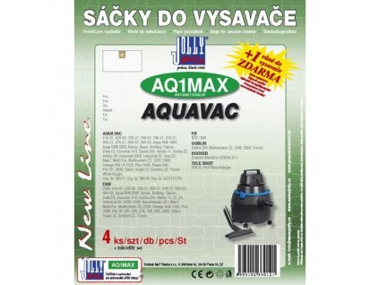 Sáčky do vysavače Jolly MAX AQ 1 (4+1ks) do vysav. AQUAVAC