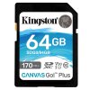 Paměťová karta Kingston Canvas Go! Plus SDXC 64GB UHS-I U3 (170R/70W)