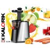 Šnekový odšťavňovač/lis na ovoce a zeleninu KALORIK FE 1011, 150W, černá/nerez