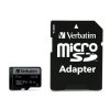 Paměťová karta Verbatim Pro microSDHC 32GB UHS-I V30 U3 (90R/45W) + adaptér